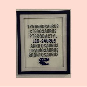 Customized Dinosaur Picture Frame